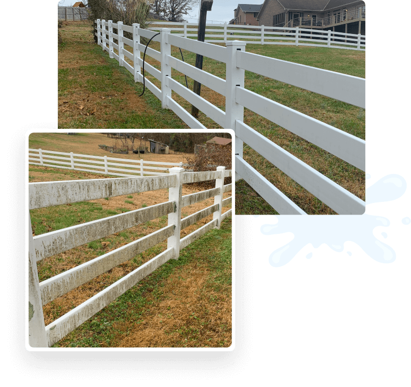 Modern metal fence for home exterior security